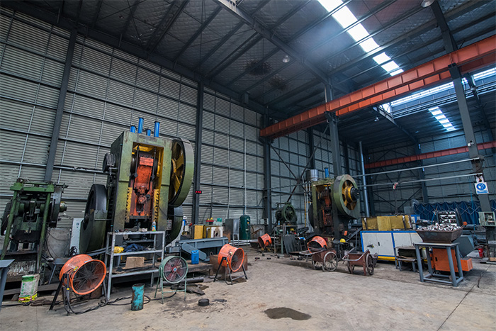 内江网架配件-锥头加工车间